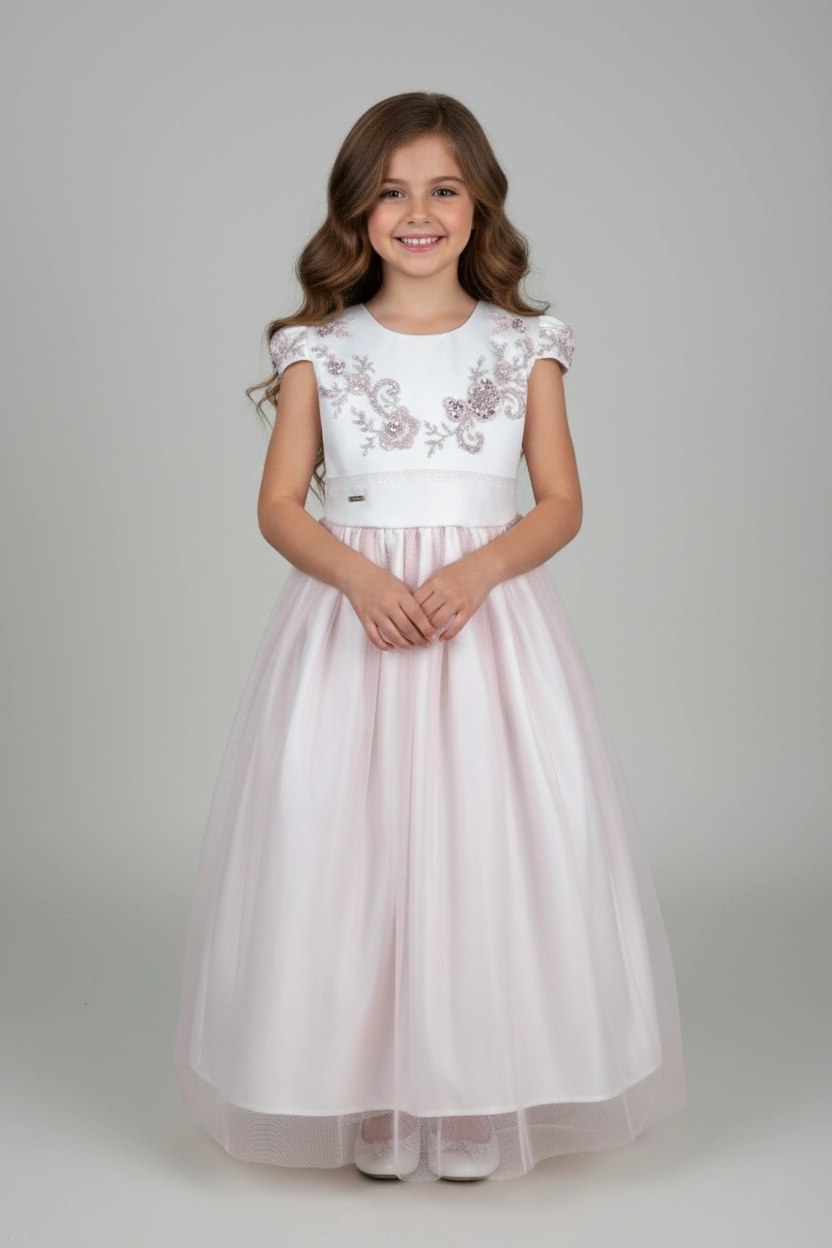 Vestido Jamill Malva Modelo