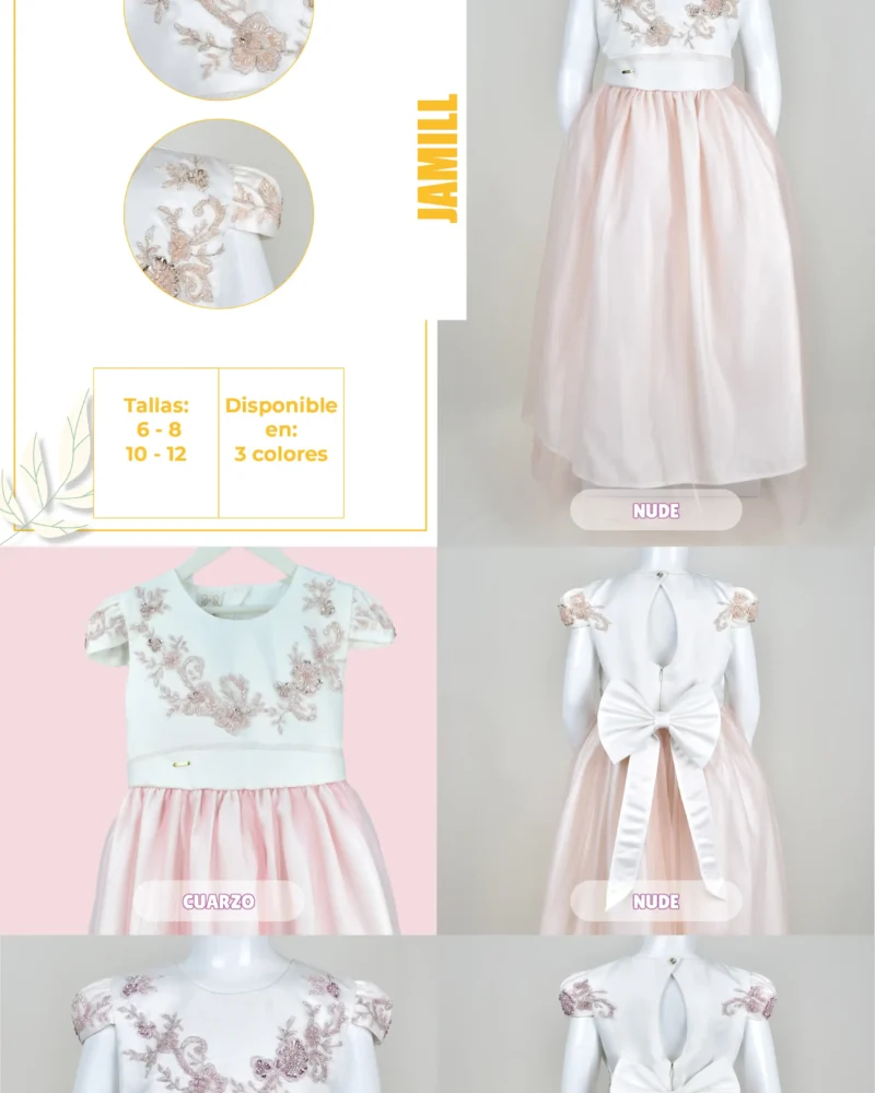 Vestido de fiesta largo niña Jamill
