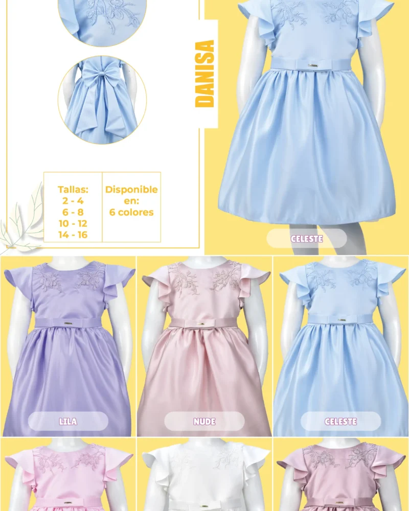 Vestido de fiesta niña Danisa